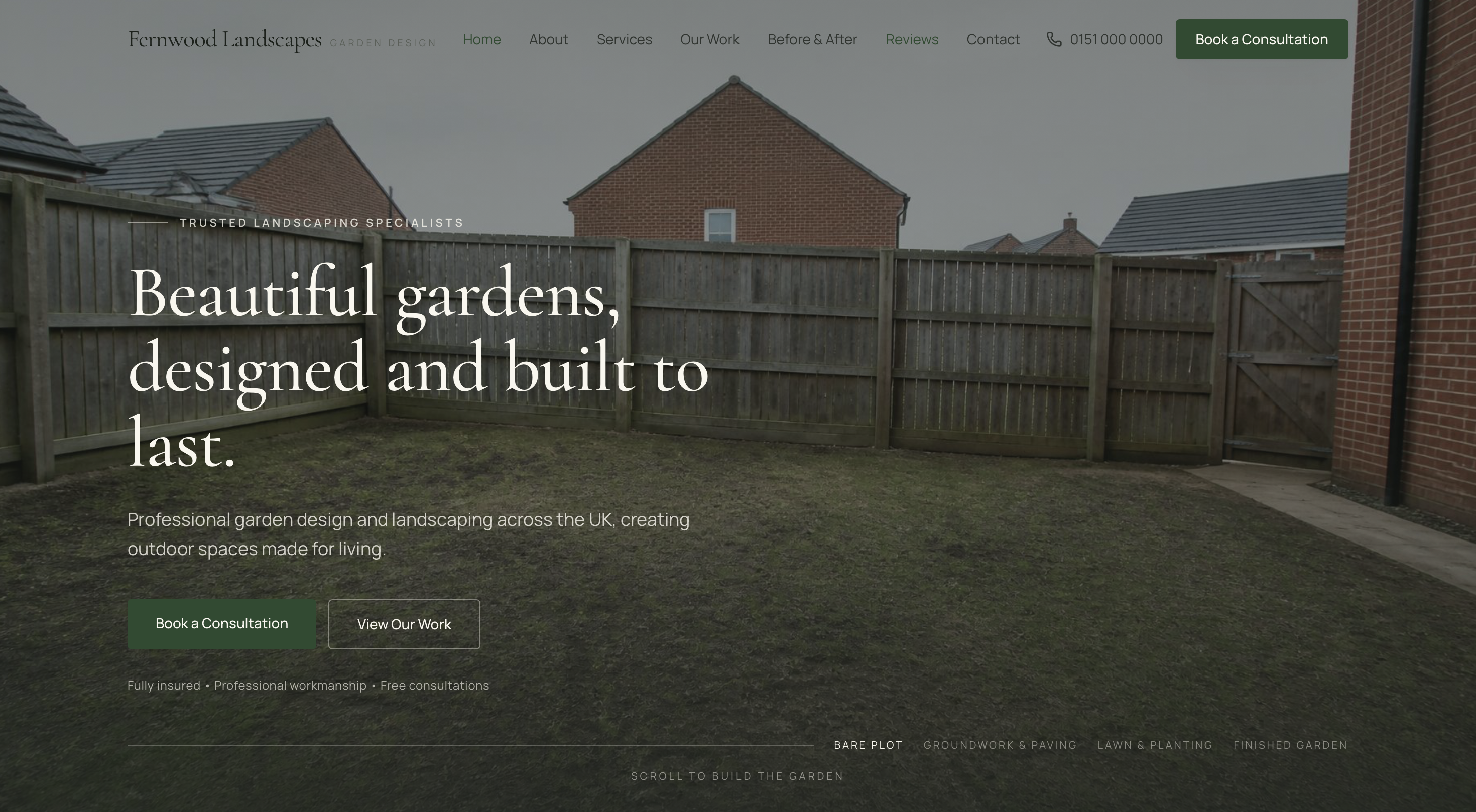Fernwood Landscape website